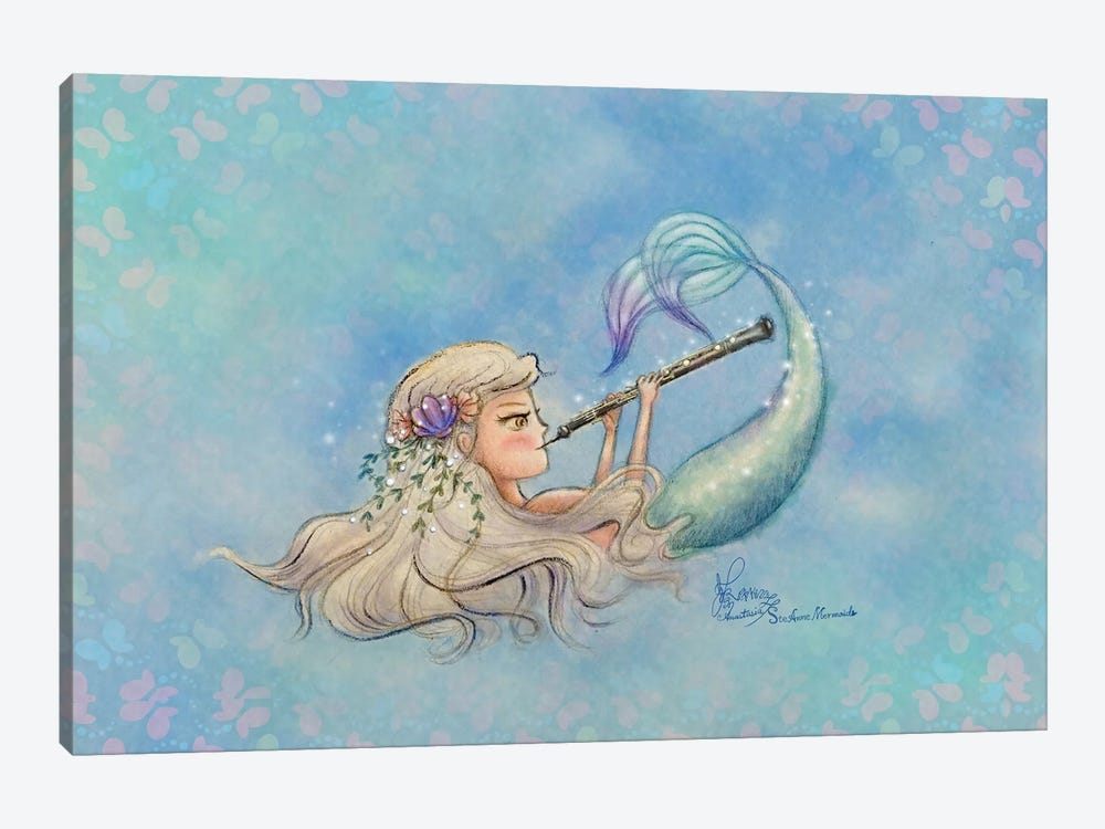 Ste-Anne Mermaid Oboist by Anastasia Tsai 1-piece Art Print