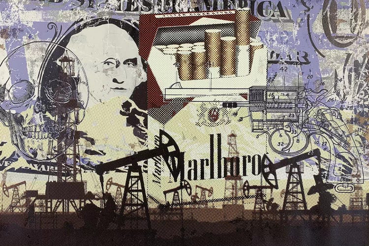 Oil Field Disaster with Cigarettes by Taylor Smith wall art