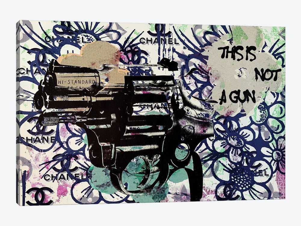 This Is Not A Gun by Taylor Smith 1-piece Canvas Art