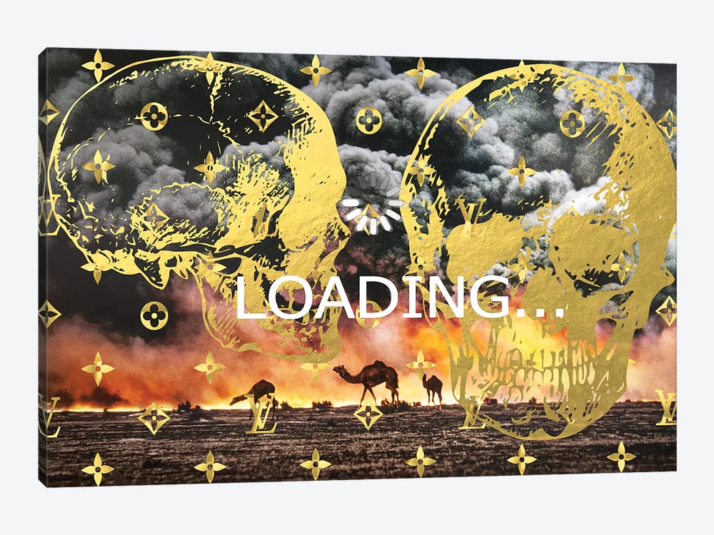 Burning Oil Fields Sponsored By Louis Vuitton by Taylor Smith 1-piece Canvas Art Print