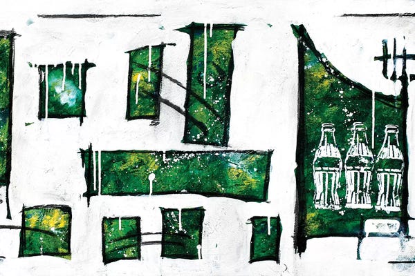 Polaroid Pictures In Green