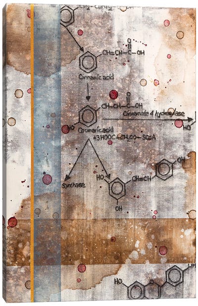 Unexpected Chemical Reaction II Canvas Art Print - Chemistry Art