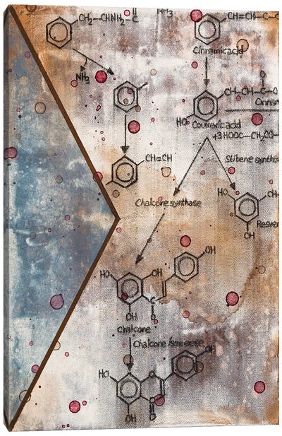 Unexpected Chemical Reaction III Canvas Art Print - Chemistry Art