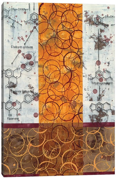 Chemical Abstract III Canvas Art Print - Chemistry Art