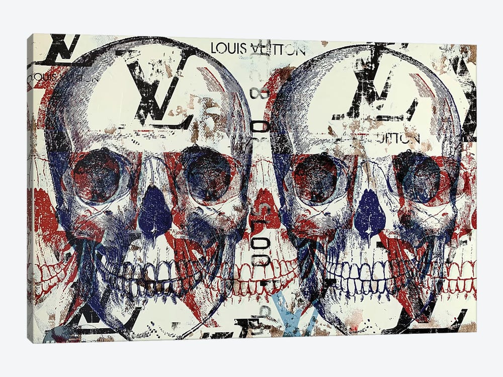Double Skull Disaster III by Taylor Smith 1-piece Canvas Wall Art