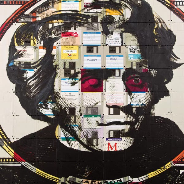 Money: Andrew Jackson On Floppy Diskettes by Taylor Smith