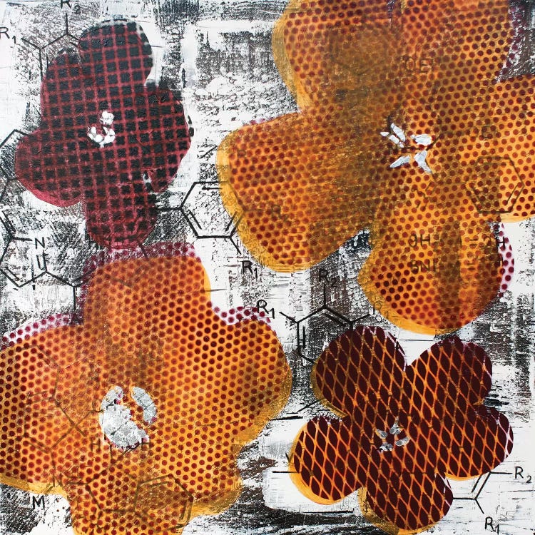 Four Flowers & Unexpected Chemical Reaction