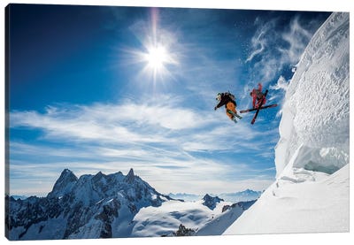 Jumping Legends Canvas Art Print - 1x Scenic Photography