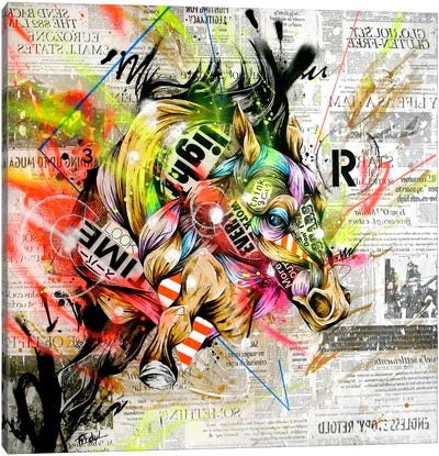 Pulse Canvas Art Print - Horse Art