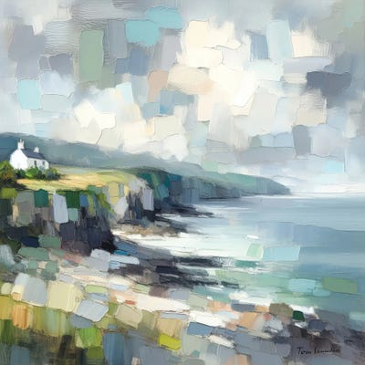 Tom Saunders - Canvas Prints: Sea Blue II by Tom Saunders