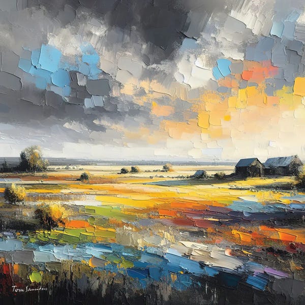 Tom Saunders: Sky Fall I by Tom Saunders
