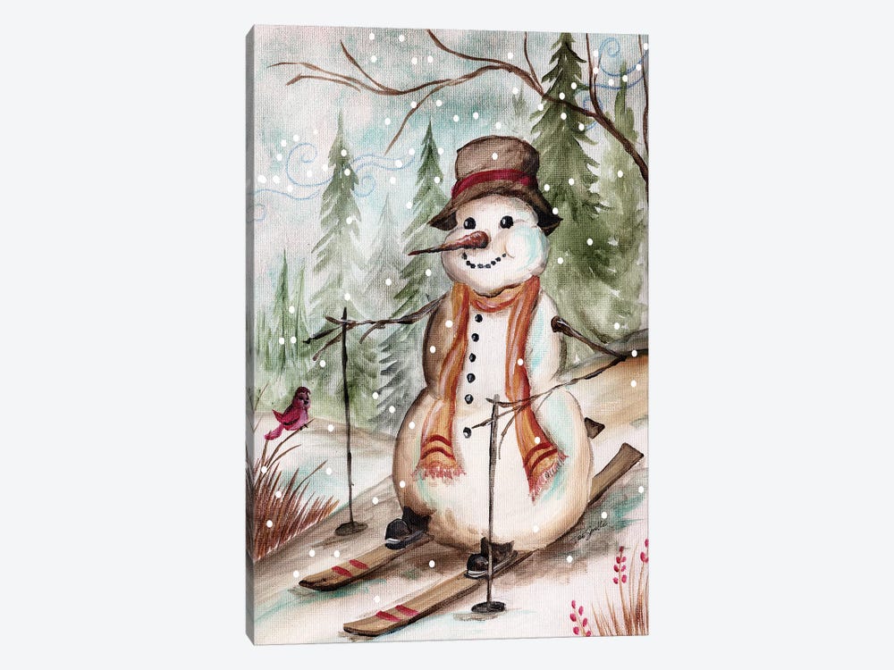 Country Snowman IV by Tre Sorelle Studios 1-piece Art Print