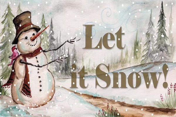 Roaring Brook Art: Let it Snow by Tre Sorelle Studios