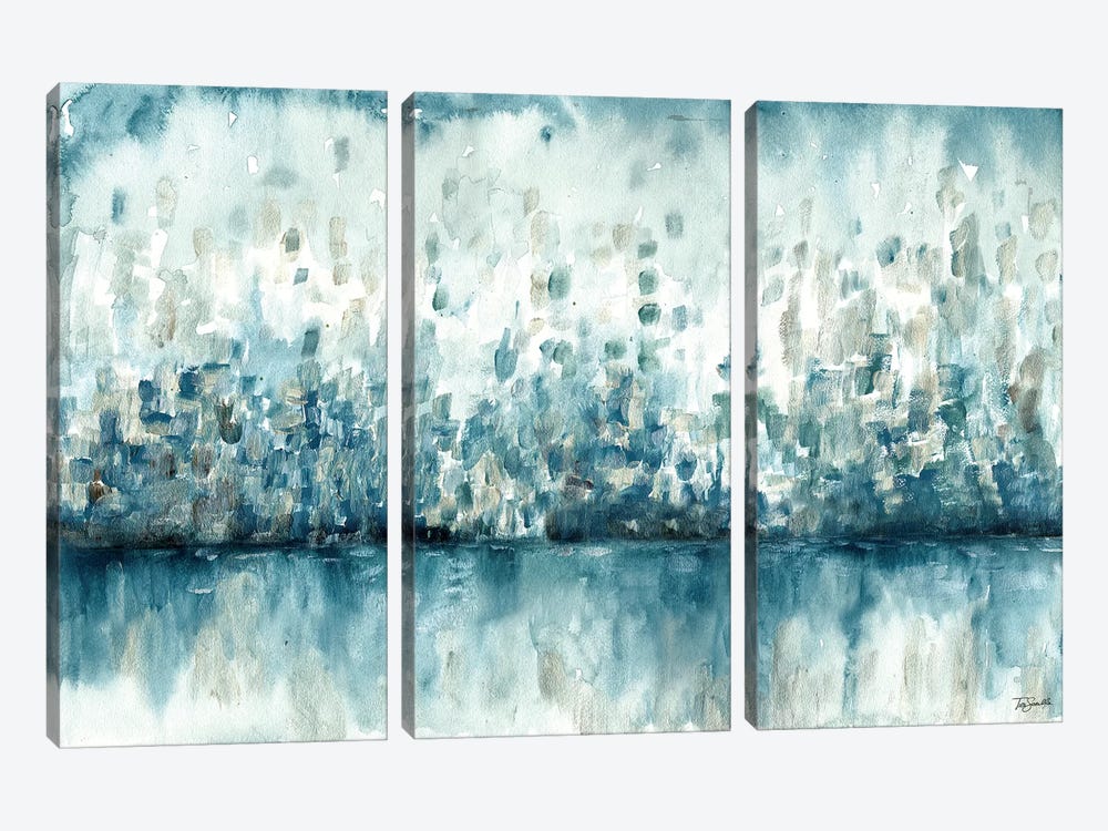 Lakeside Abstract by Tre Sorelle Studios 3-piece Canvas Art Print