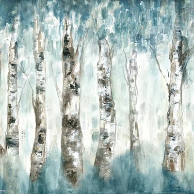 Winter Aspen Fog by Tre Sorelle Studios framed wall art