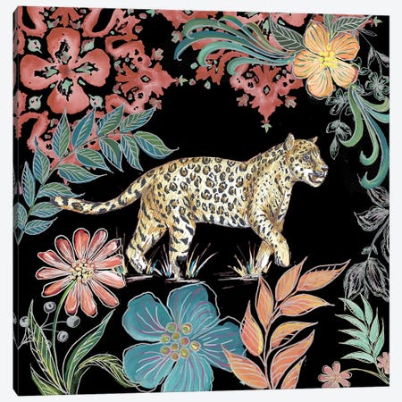 Jungle Exotica Leopard I Canvas Print #TSS168} by Tre Sorelle Studios Canvas Art
