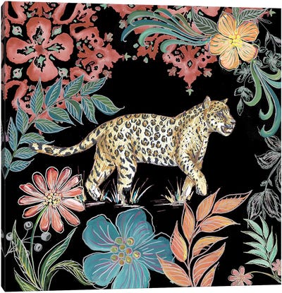 Jungle Exotica Leopard I Canvas Art Print - Leopard Art