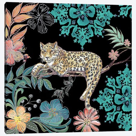 Jungle Exotica Leopard II Canvas Print #TSS169} by Tre Sorelle Studios Canvas Wall Art