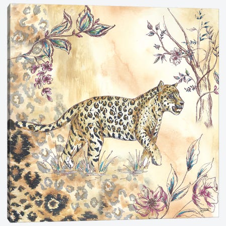 Leopard on neutral II Canvas Print #TSS171} by Tre Sorelle Studios Canvas Print
