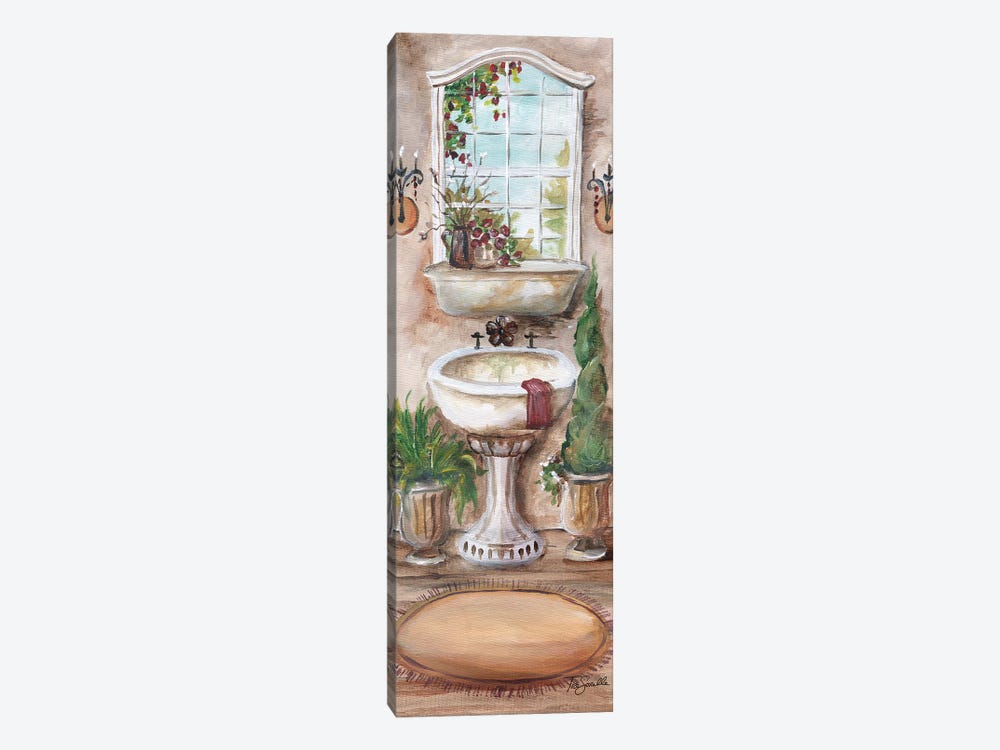 French Country Bath II by Tre Sorelle Studios 1-piece Canvas Art