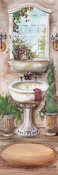 Tre Sorelle Studios: French Country Bath II by Tre Sorelle Studios