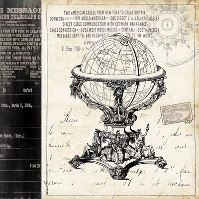 Hemingways Study III by Tre Sorelle Studios framed wall art