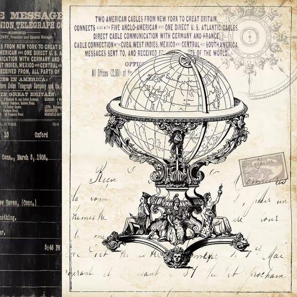 Antiques & Collectibles: Hemingways Study III by Tre Sorelle Studios