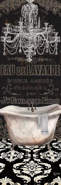 Chandeliers: Midnight Bath Panel by Tre Sorelle Studios