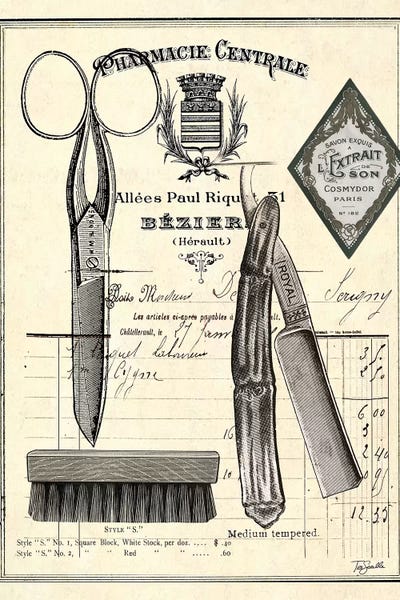 Antiques & Collectibles: Shaving Essentials I by Tre Sorelle Studios