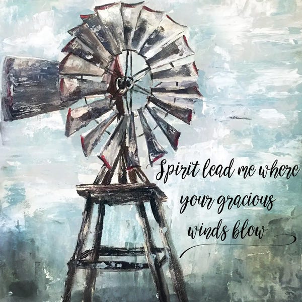 Tre Sorelle Studios: Primitive Windmill by Tre Sorelle Studios