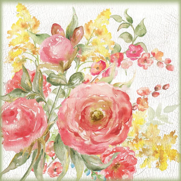 Tre Sorelle Studios: Romantic Watercolor Floral Bouquet by Tre Sorelle Studios