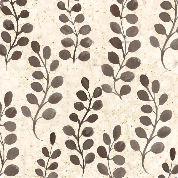 Tre Sorelle Studios: Warm Tribal Texture Botanical Repeat by Tre Sorelle Studios