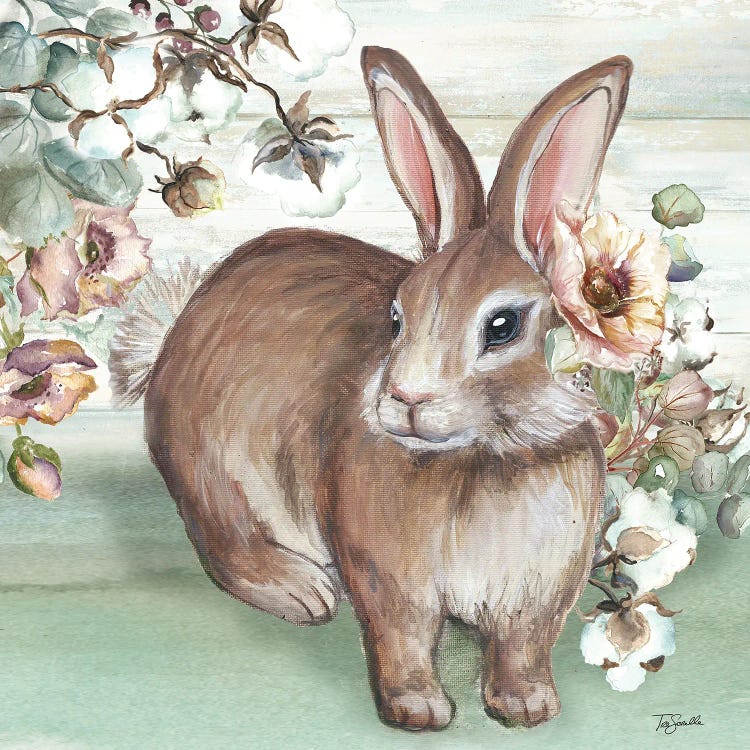 Farmhouse Bunny IV by Tre Sorelle Studios wall art