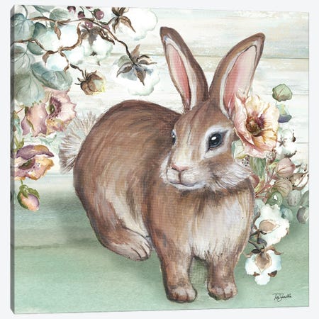 Farmhouse Bunny IV Canvas Print #TSS269} by Tre Sorelle Studios Canvas Art Print