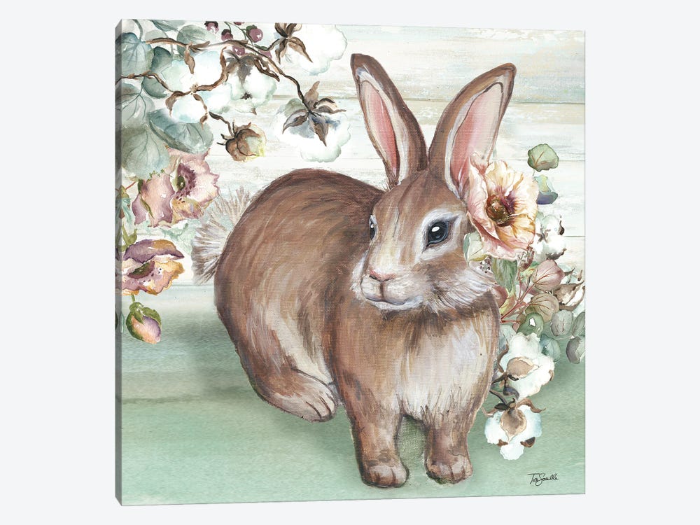 Farmhouse Bunny IV by Tre Sorelle Studios 1-piece Canvas Print