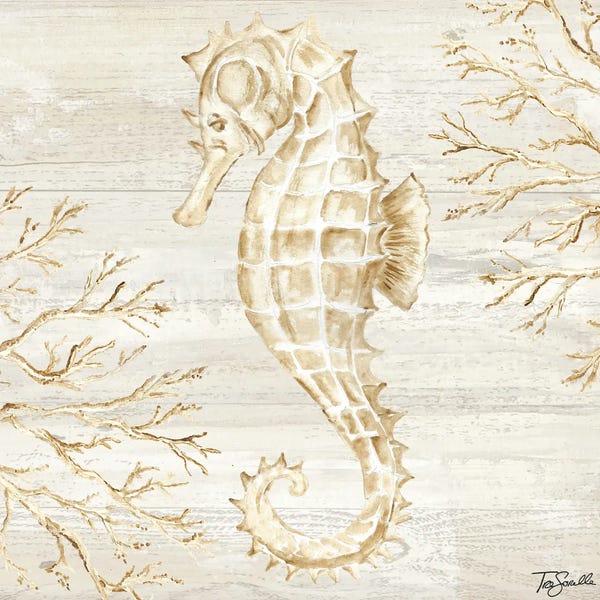 Seahorses: Calm Shores III by Tre Sorelle Studios