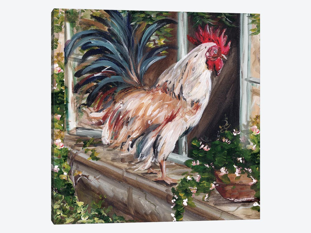 French Country Rooster by Tre Sorelle Studios 1-piece Canvas Art