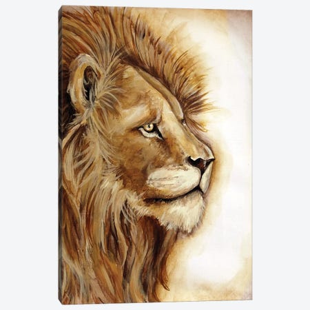 Lion Portrait Canvas Print #TSS45} by Tre Sorelle Studios Canvas Art