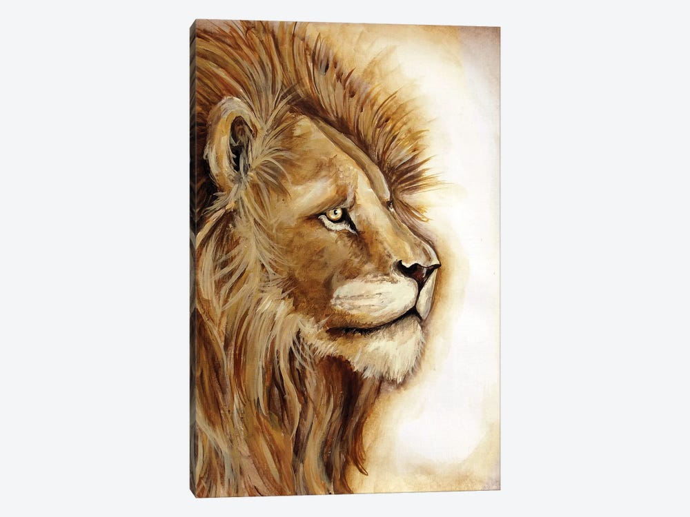 Lion Portrait by Tre Sorelle Studios 1-piece Canvas Art