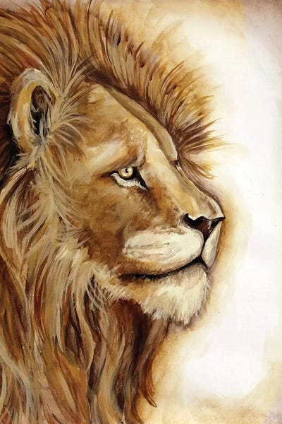 Tre Sorelle Studios: Lion Portrait by Tre Sorelle Studios