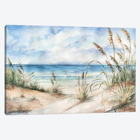 Seaview Landscape Canvas Print #TSS58} by Tre Sorelle Studios Canvas Artwork