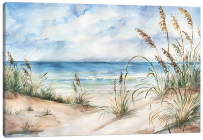Seaview Landscape Canvas Art Print - Zen Décor