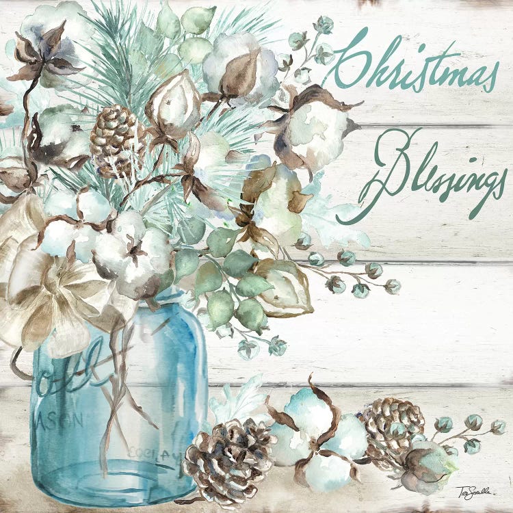 Christmas Blessings Mason Jar