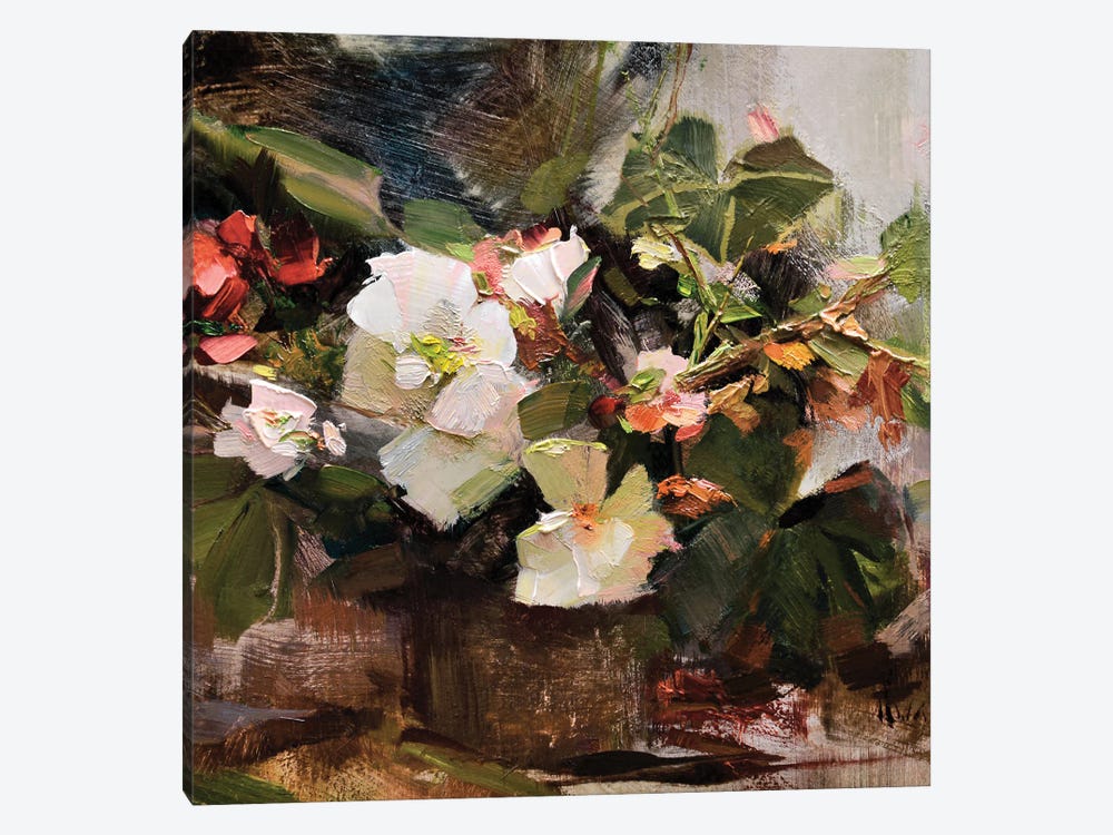 Begonias by Katie Swatland 1-piece Canvas Print