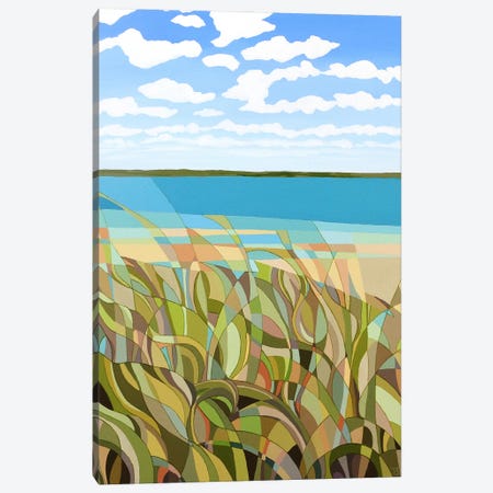 Sea Breezes Canvas Print #TSY28} by Theresa Shaw Art Print