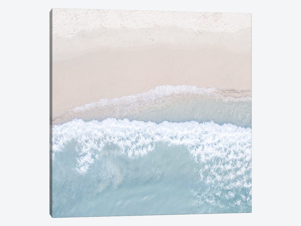 Aerial View Of Beach by Tiny Treasure Prints 1-piece Canvas Wall Art