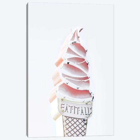 Ice Cream Cone Canvas Print #TTP135} by Tiny Treasure Prints Canvas Artwork
