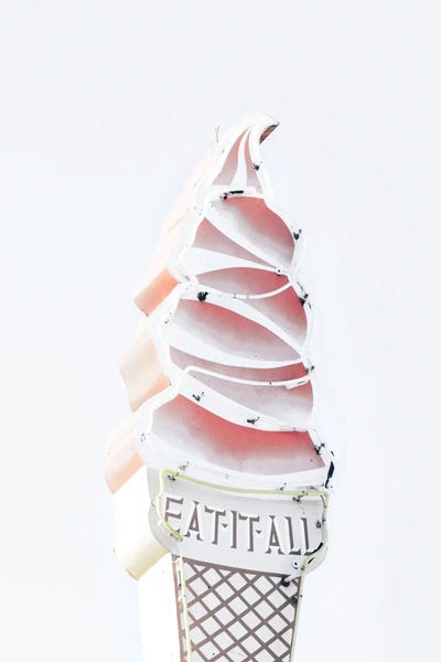 Ice Cream & Popsicles: Ice Cream Cone by Tiny Treasure Prints