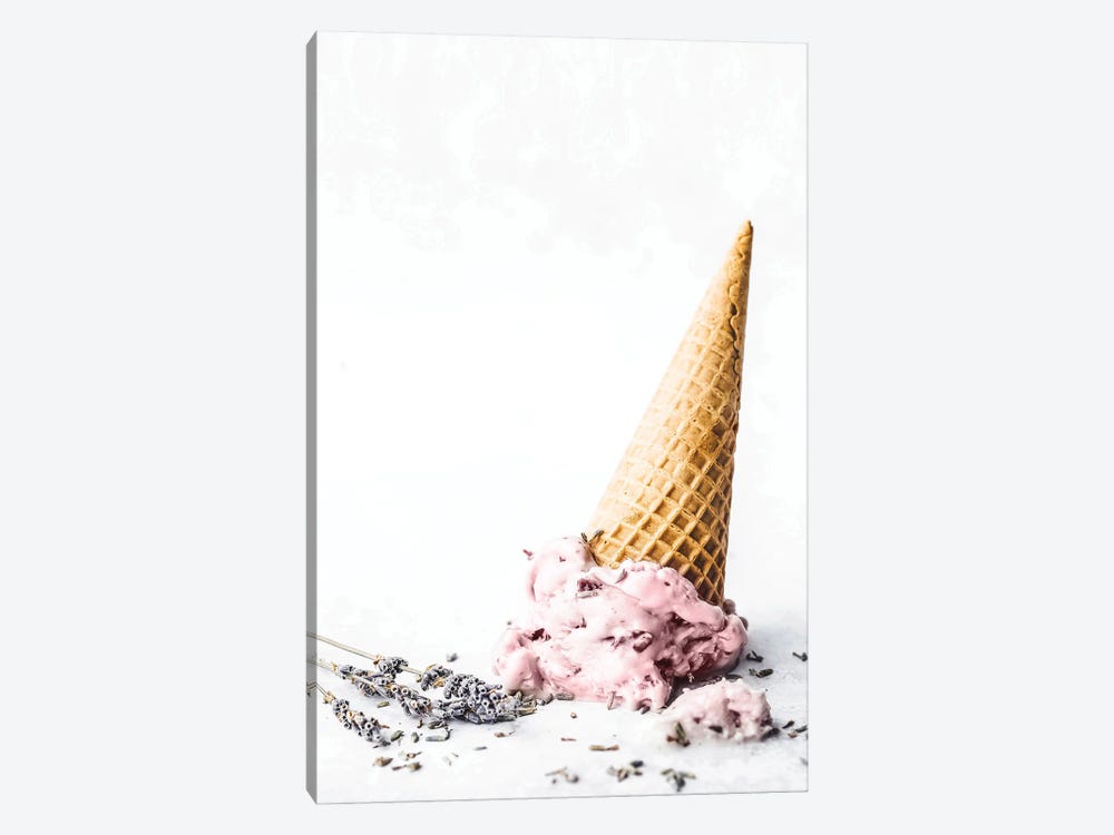 Ice Cream Cone II by Tiny Treasure Prints 1-piece Canvas Print