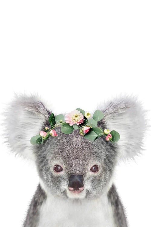 Koala With Flower Crown